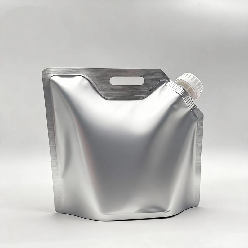 Bolsa con boquilla de papel de aluminio para envasado de alimentos líquidos