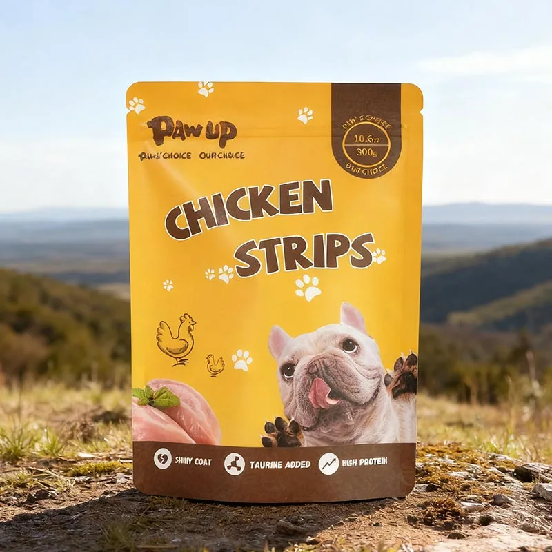 Bolsas de comida para gatos de papel kraft ecológicas