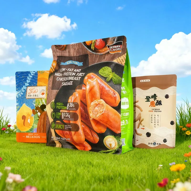 Bolsas de embalaje de frutos secos y frutos secos de papel Kraft ecológico